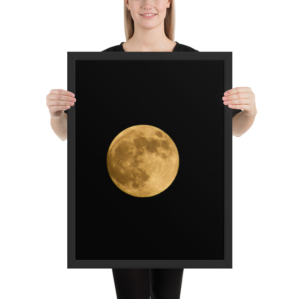 Full Moon Framed poster