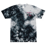 catfish embroidered  tie-dye t-shirt